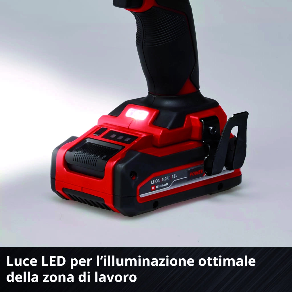 Einhell TRAPANO AVVITATORE A BATTERIA EXPERT TE-CD 18/40 LI -SOLO