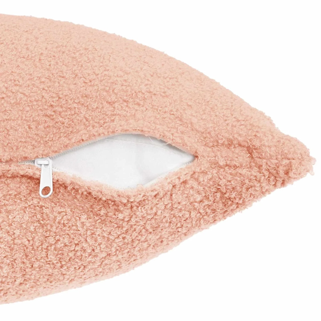 Federa 6 pcs HEERLEN Rosa 65 x 65 cm Bouclé 912962