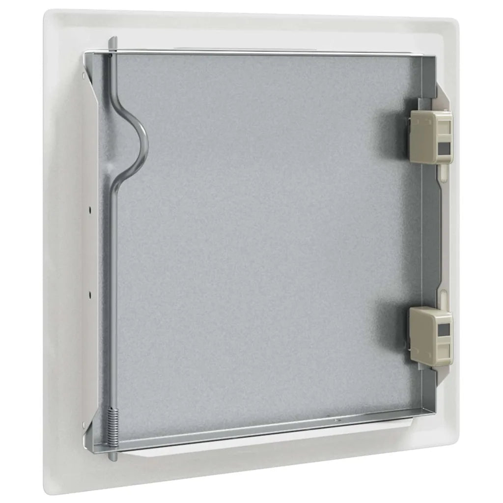 Pannello di Accesso 2 pcs Bianco 23 x 23 x 3 cm Acciaio 42010264
