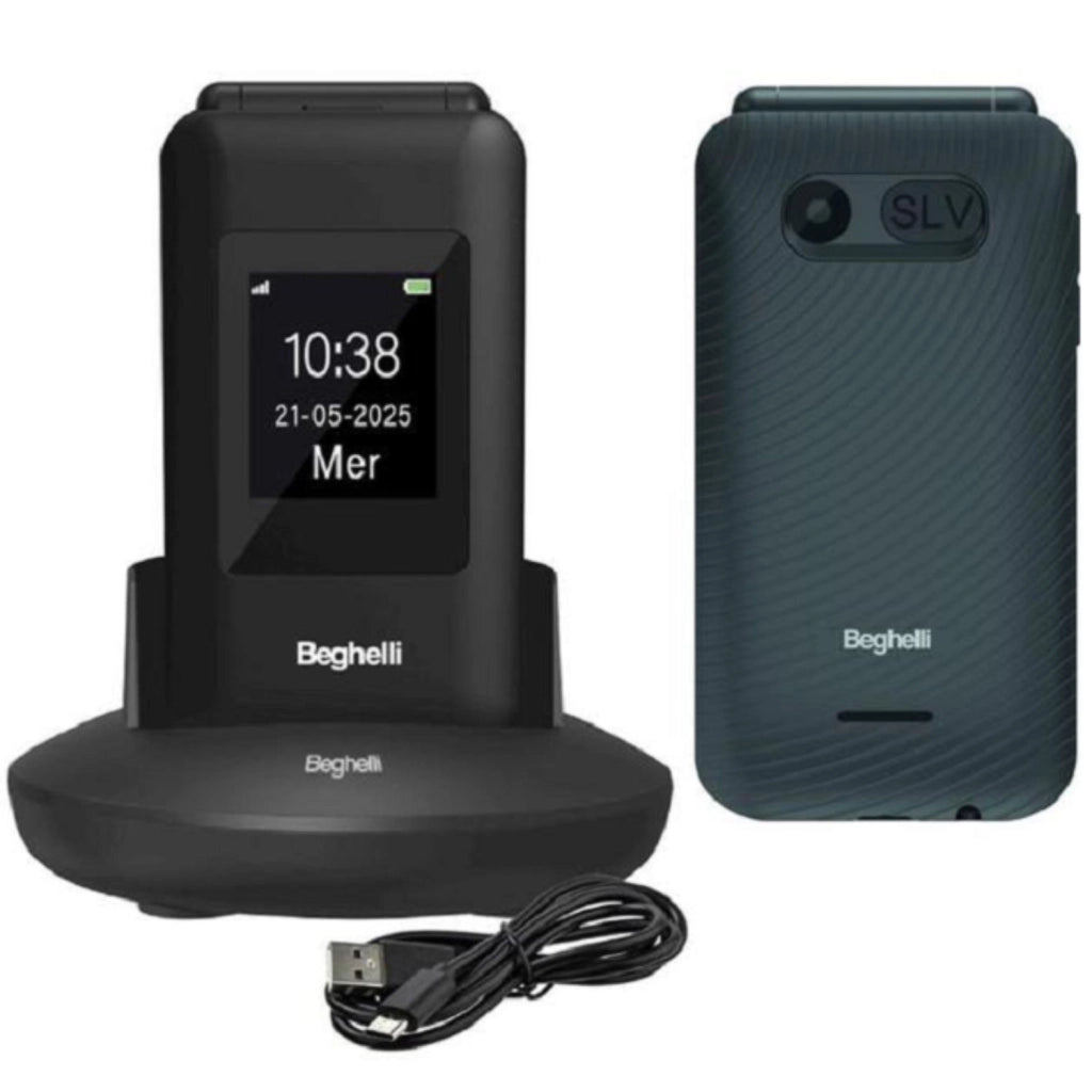 Beghelli Cellulare Anziani Black SLV41