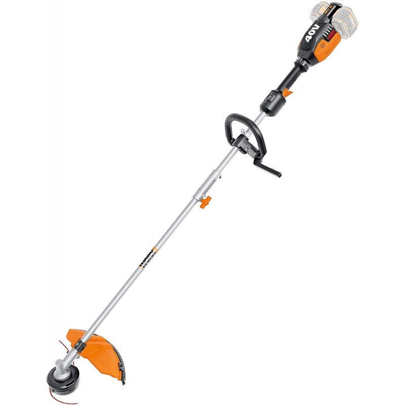 Decespugliatore multifunzione a batteria WG186E.92 Nitro 40 Volt Brushless senza batterie per taglio e potatura - Worx