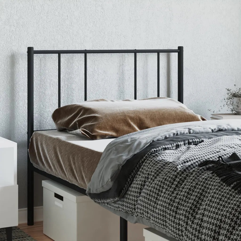 Testiera di Ricambio in Metallo Nero 80 cm 352507