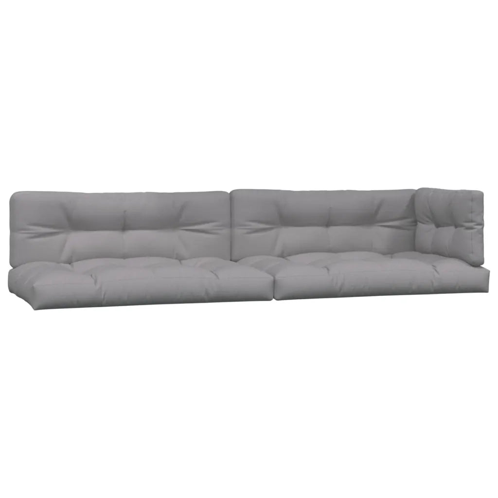 Set Divano Pallet da Giardino 6 pz con Cuscini Massello Acacia