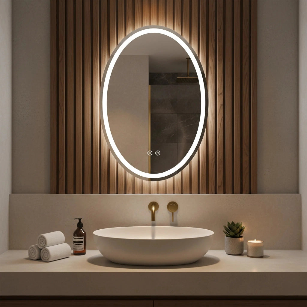 Specchio Led Marco 60x80 Cm