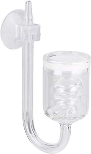 Diffusore a CO2 - Vetrino trasparente diffusore a CO2 - Diffusore per acquario - Supporto antiscivolo - Resistente ai shock - 43g di peso