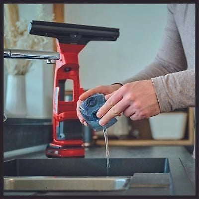Einhell BRILLIANTO pulitore di finestra elettrico 0,3 L Nero, Rosso