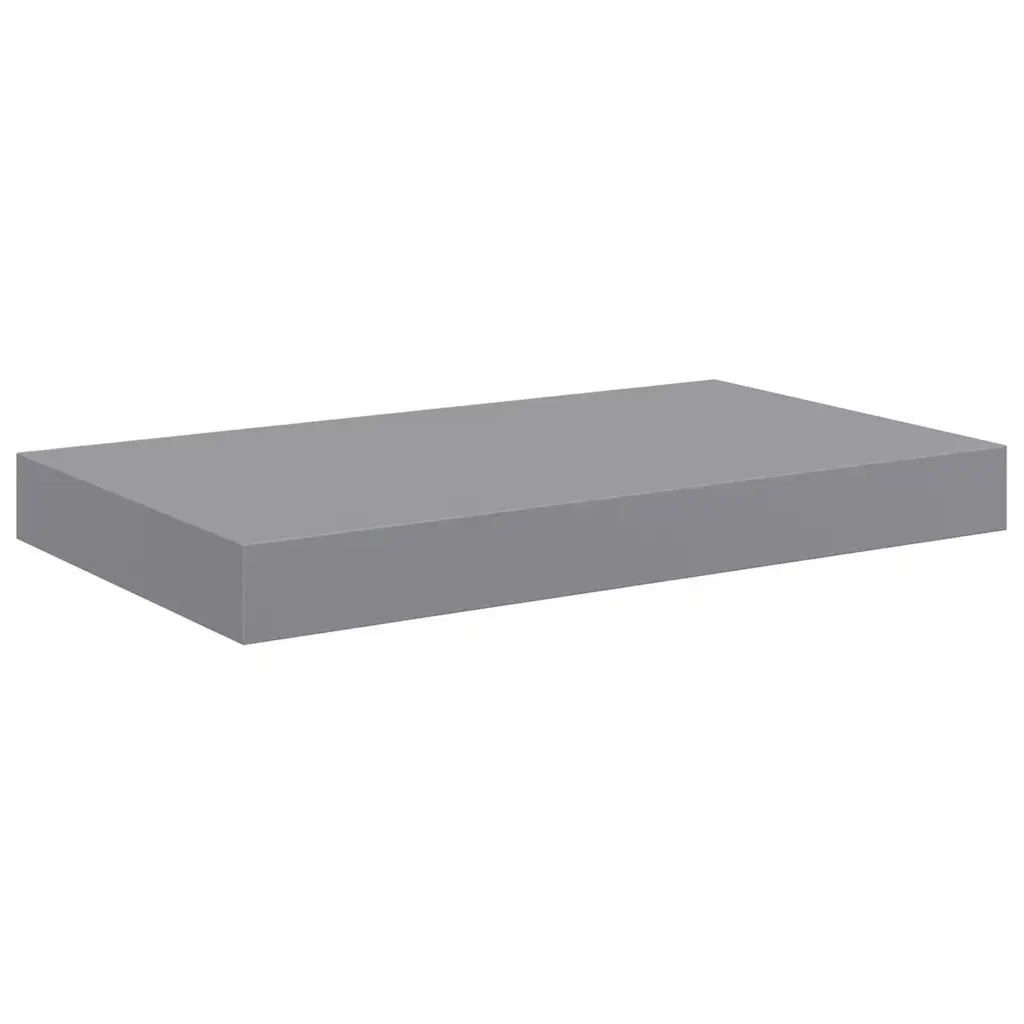 4 pz Scaffali a Parete | Ripiano a parete | Mensole a Parete Grigi 40x23x3,8 cm in MDF
