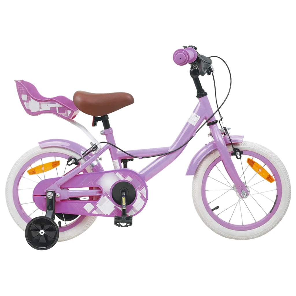Bicicletta per Bambini 16 Pollici per bambini di 4-6 anni Viola 42009425