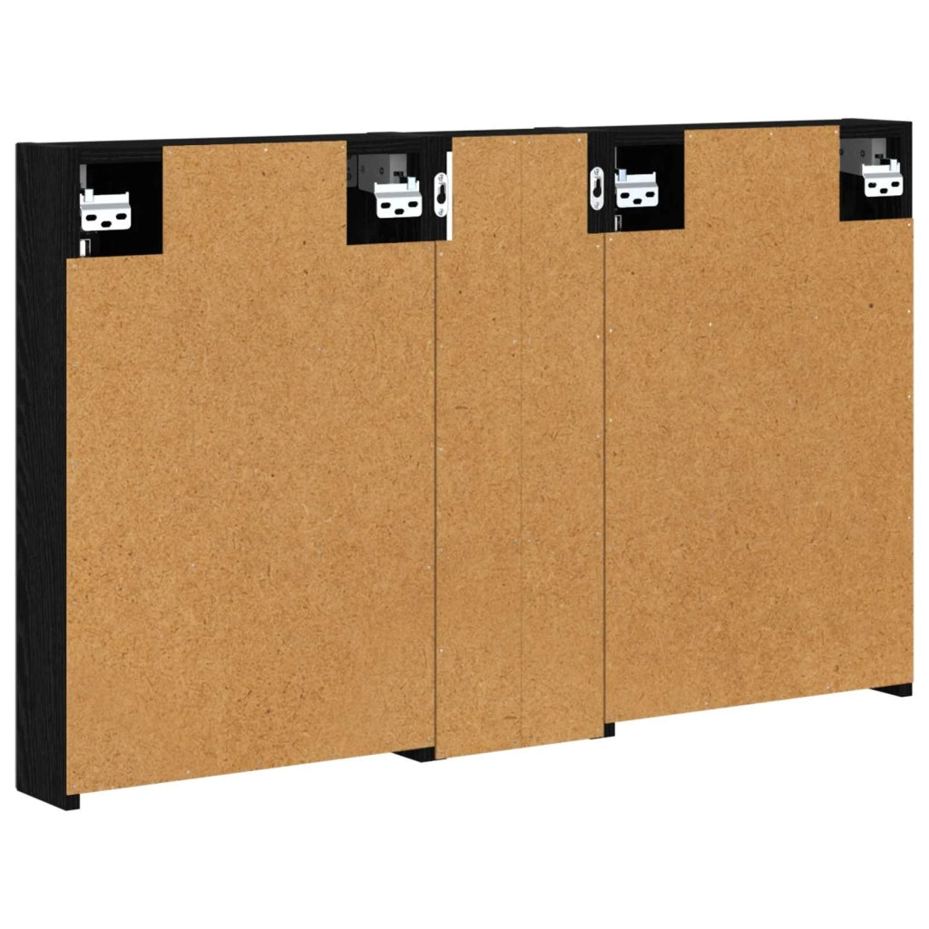 Set di Armadi da Bagno con porta 3 pcs 100 x 10,5 x 60,5 cm 3403697