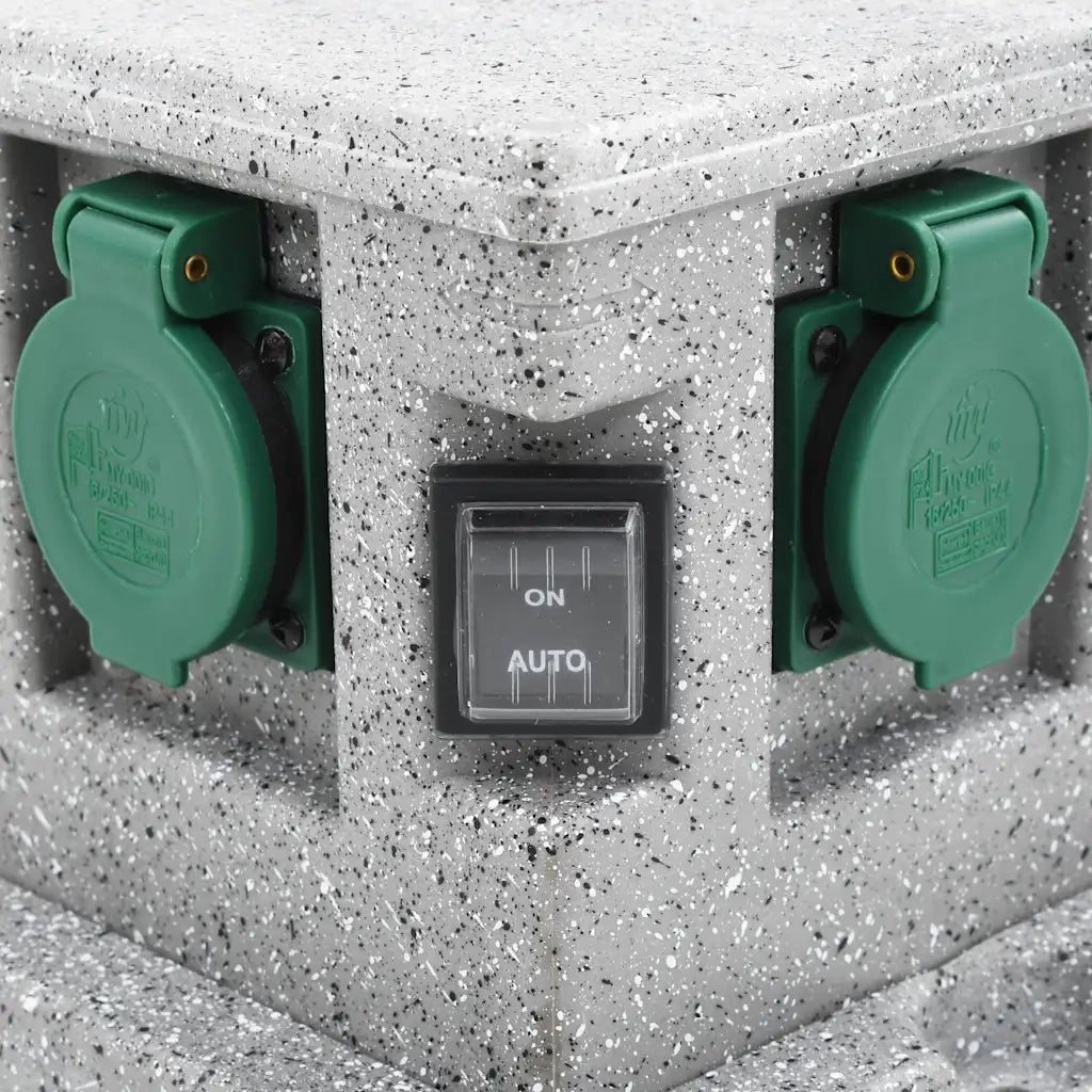 Presa Elettrica da Giardino con Sensore di Luce in Plastica CFW2405677