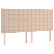 Testiera | Testata Cappuccino 160x5x118/128 cm in Similpelle