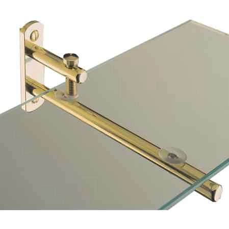 REGGIMENSOLA CON REGOLATORE 10 cm - Ottone lucido - 6 pezzi