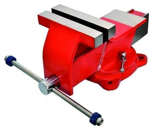 VIGOR 49120-10 Morsa Parallela in Acciaio con Base Girevole 80 mm colore Nero