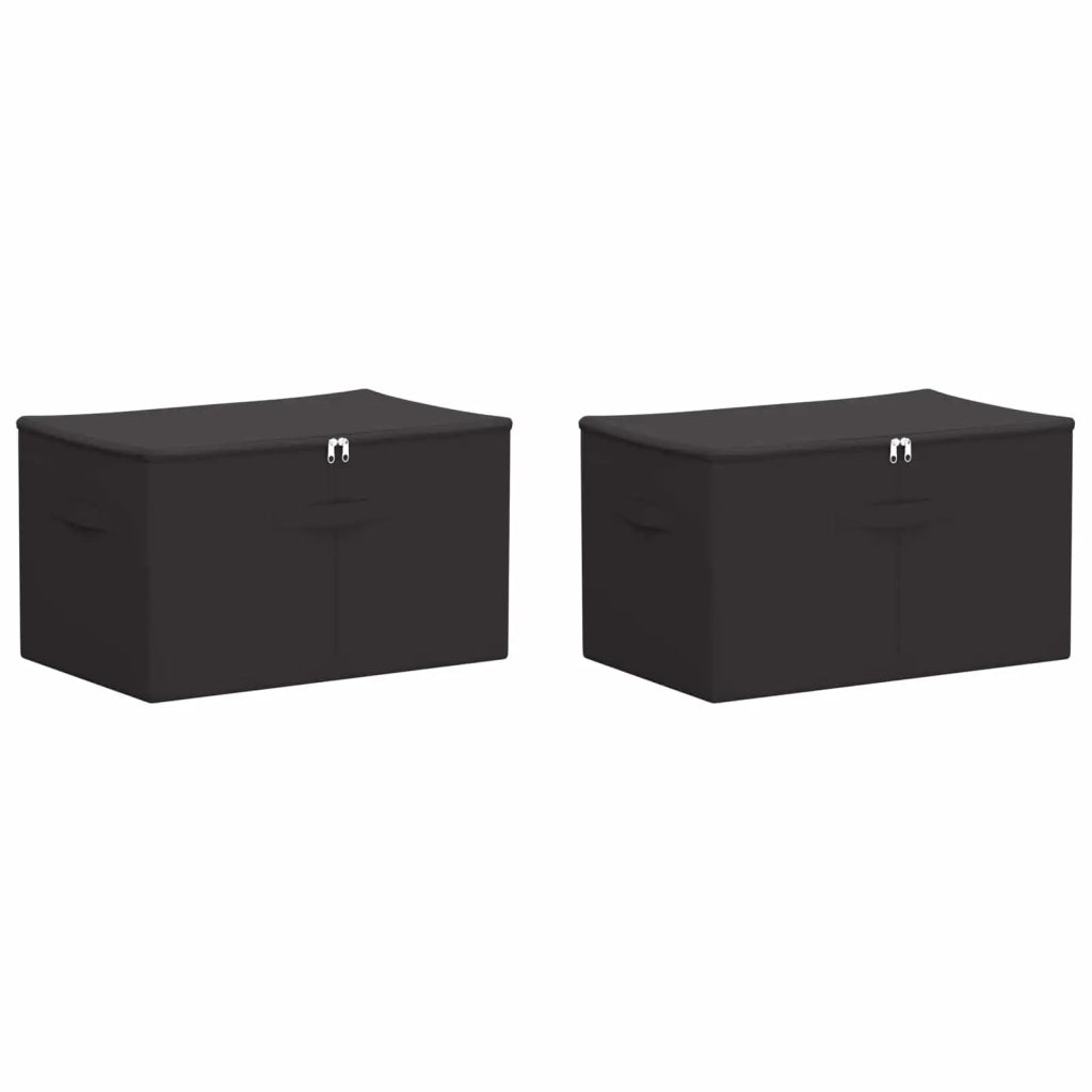 Scatola di Stoccaggio 2 pcs Antracite 60 x 43 x 35 cm 42024587