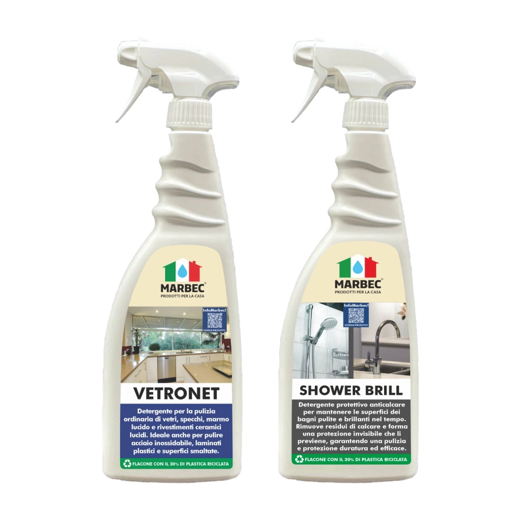 Kit Pulizia Completo per Bagno e Cucina, Efficace e Delicato Marbec KIT PULIZIA PRONTO CASA