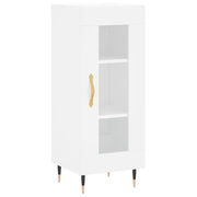 Credenza | Madia | Buffet da pranzo | Armadio da pranzo Bianca 34,5x34x90 cm in Legno Multistrato