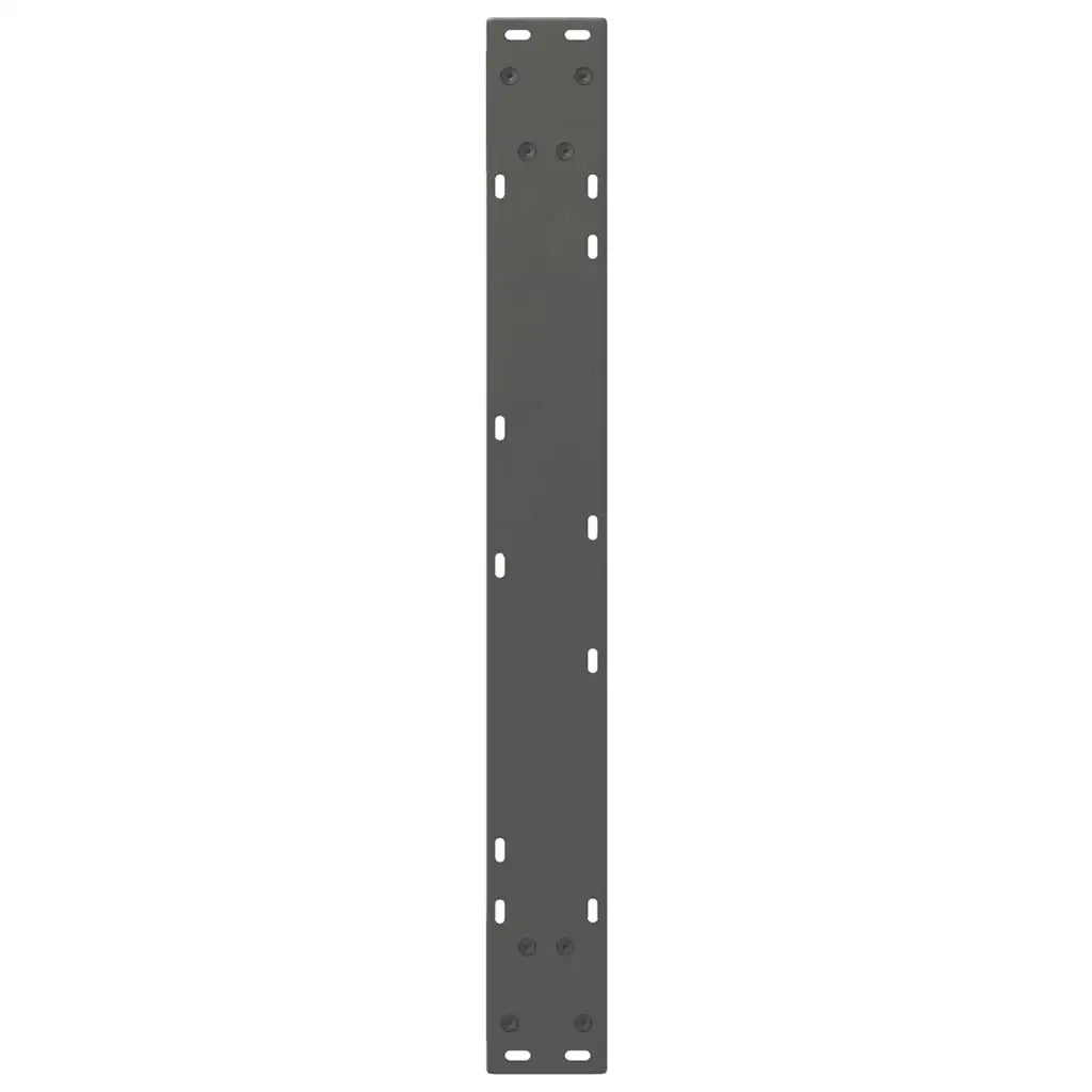 Gambe per tavolo da pranzo 2 pz Antracite 80x(72-73,3) cm Acciaio 4012730