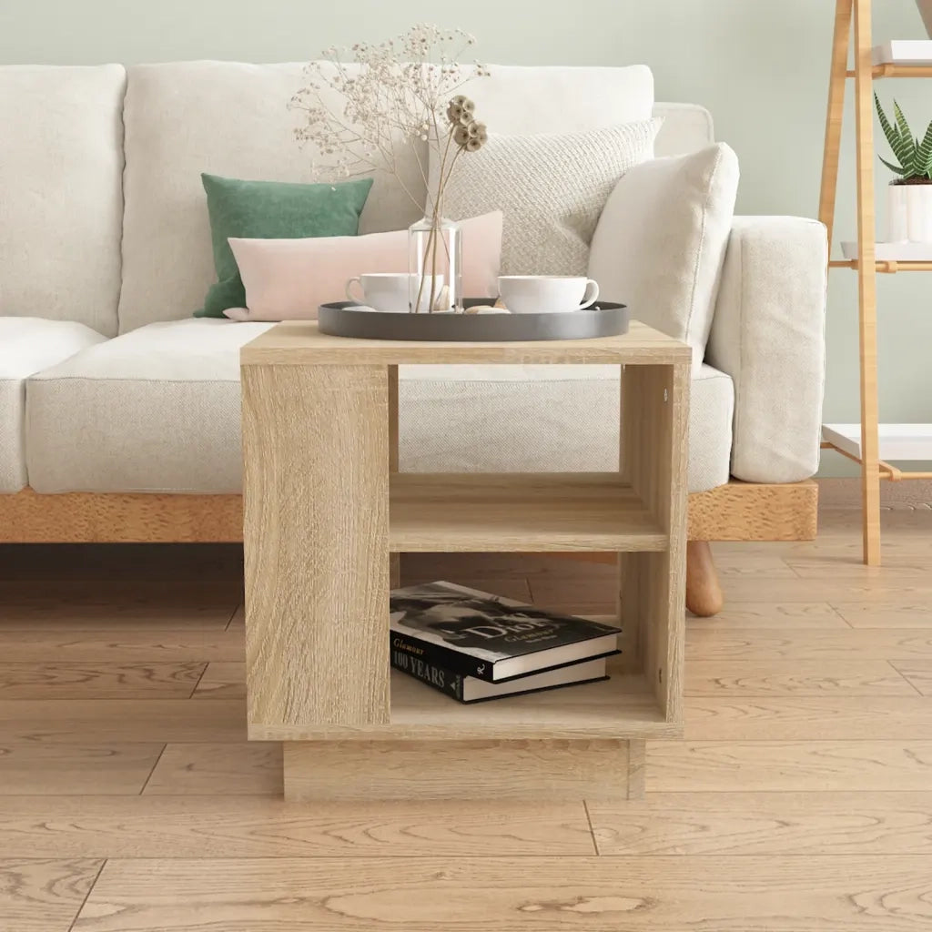 Tavolino da Salotto Rovere Sonoma 40x40x43 cm Legno Multistrato 810301