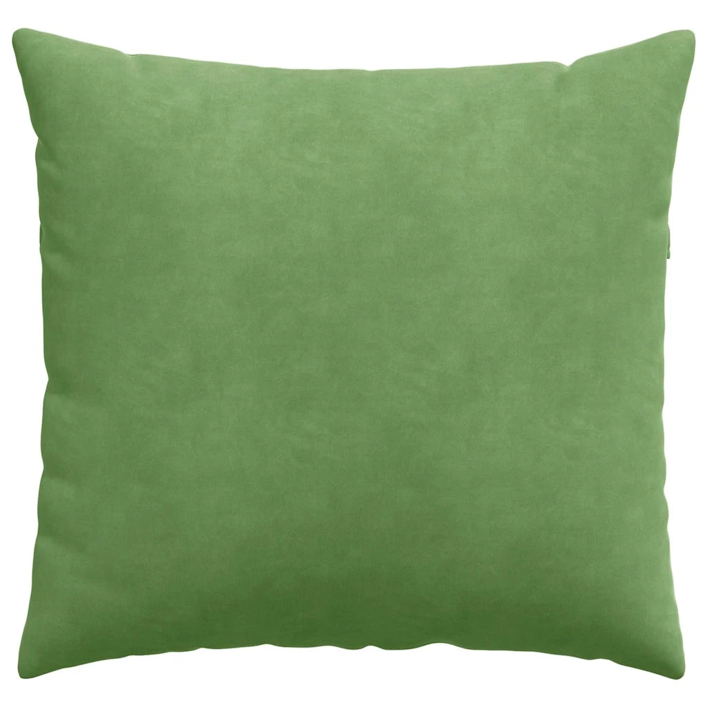 Cuscini da Divano 2 pz-Set di 2 Cuscini per Sofa Verde chiaro 50 x 50 cm