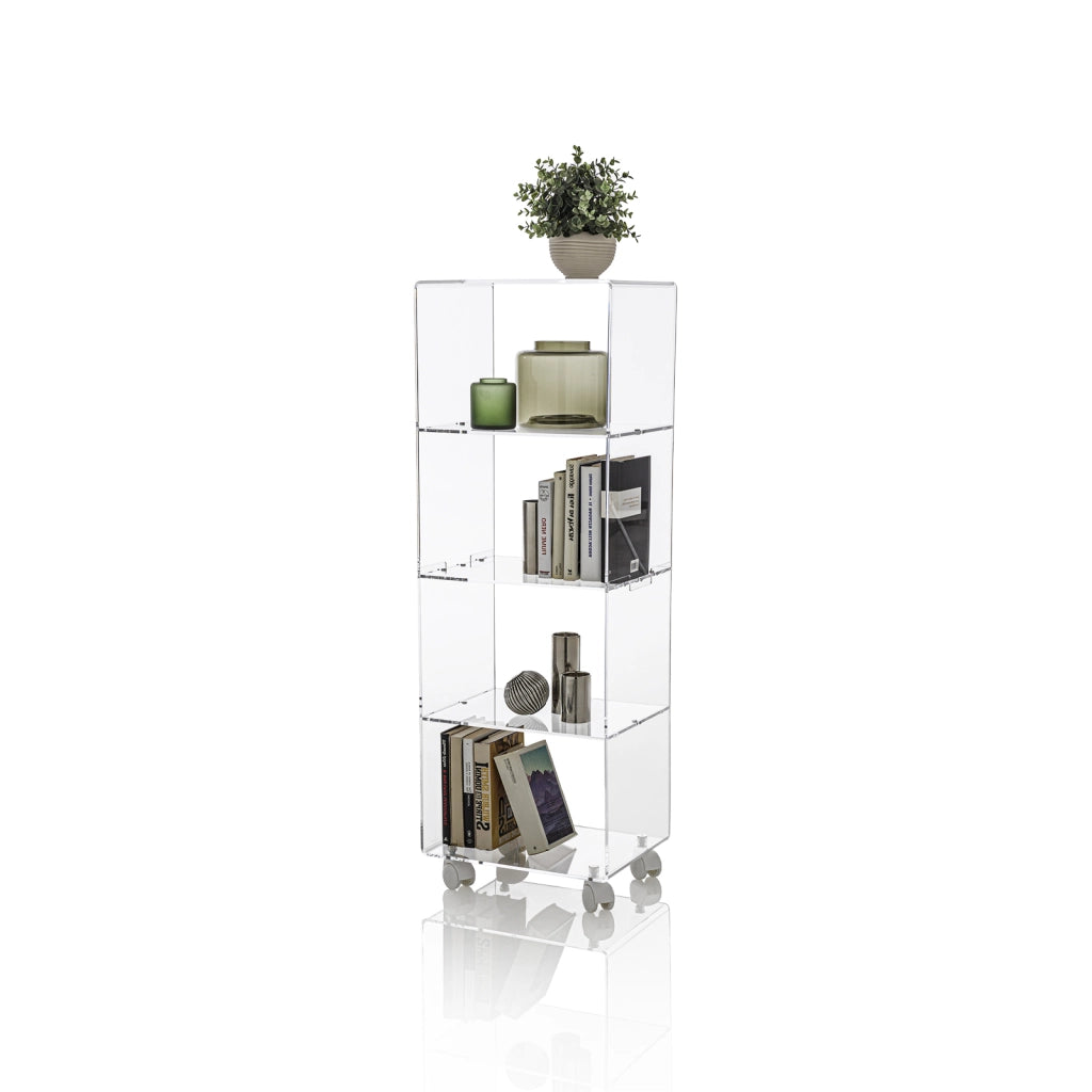 Mobiletto c/ruote THALOS trasparente