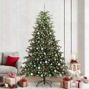 Albero di Natale artificiale con 300 LED Verde 240 cm 3395570