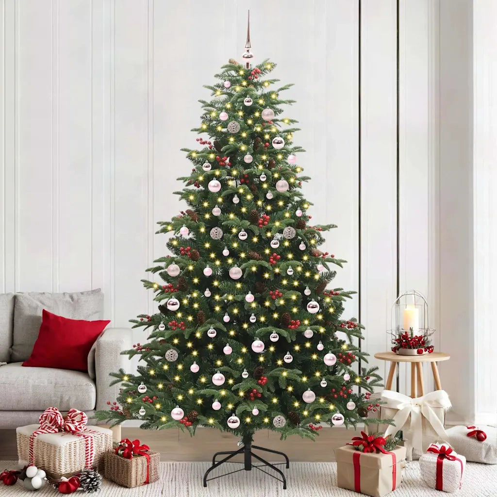 Albero di Natale artificiale con 300 LED Verde 240 cm 3395570
