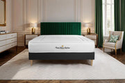 Kit rete e materasso LANCASTER 130x190cm - Spessore : 22cm - molle insacchettate e memory foam - Rigido, 3 zone di comfort