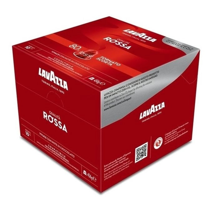 Lavazza Capsule Compatibili Nespresso Qualità Rossa, 80 Capsule