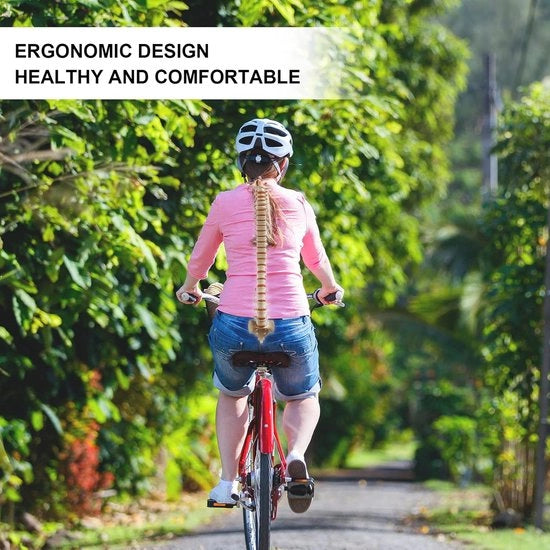 Sella Ergonomica per Bicicletta - Comodo e Impronte d'Acqua - Per Lunghe Distanze