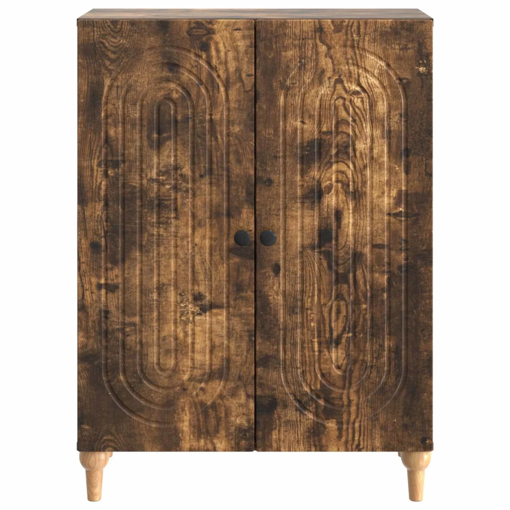 Credenza | Madia | Buffet da pranzo | Armadio da pranzo Rovere Fumo 66 x 34,5 x 90 cm Legno ingegnerizzato