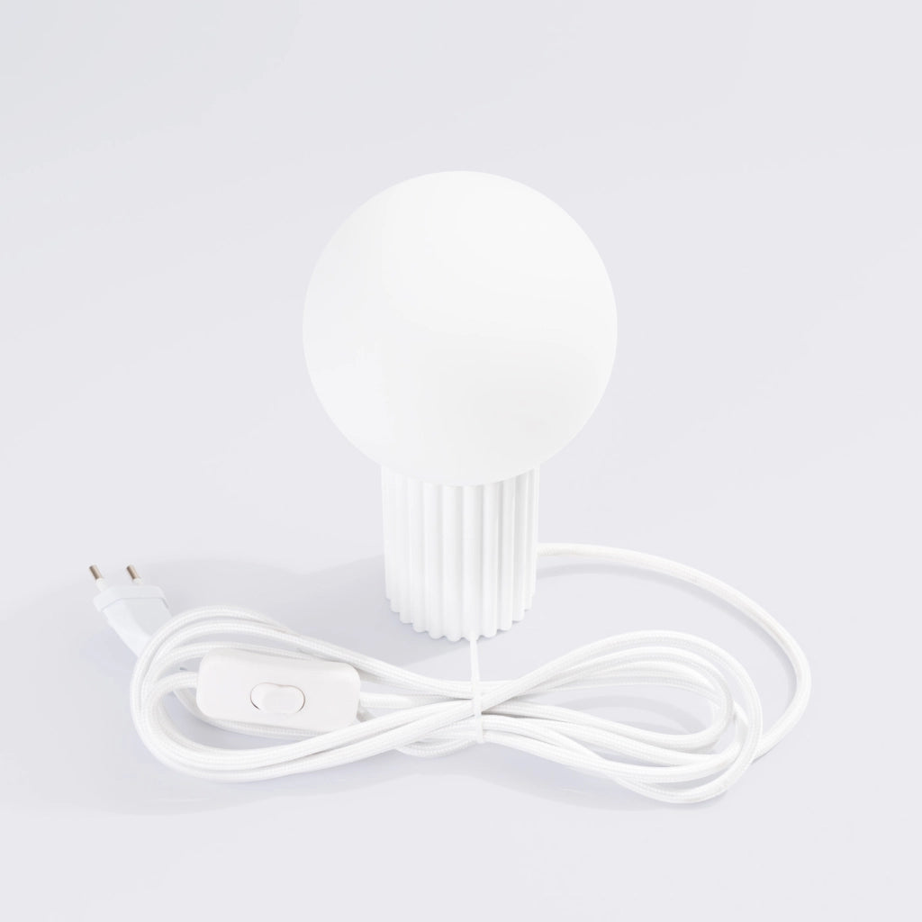 Lampada da tavolo HALO bianco