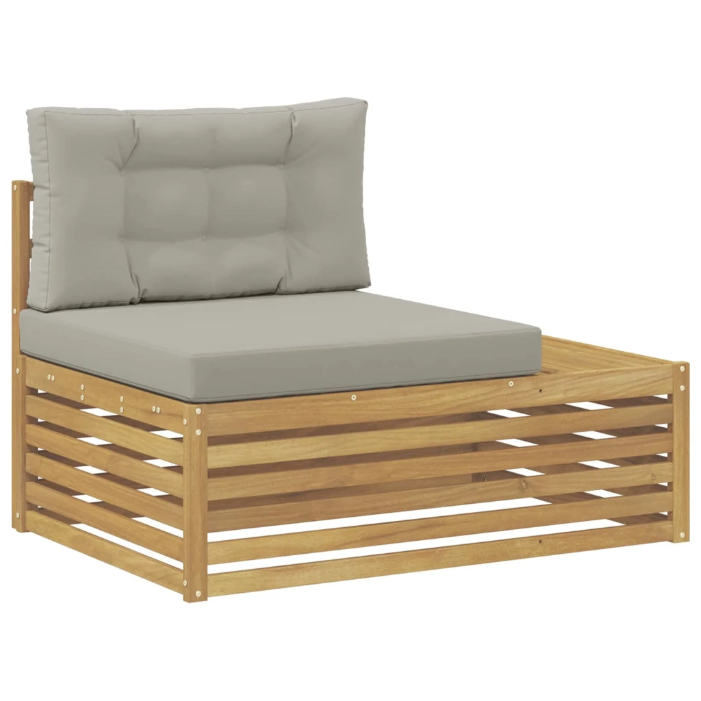 2 pz Set di divani da esterno Poliestere Bianco 3391106