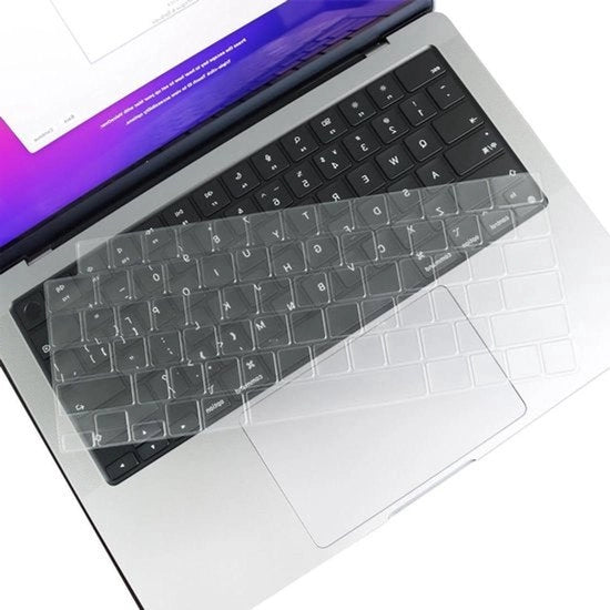Protezione tastiera - Macbook - Impronta resistente al polvere - Nero - Protezione - QWERTY - Adatto per - MacBook Air/Pro - Nero modello.