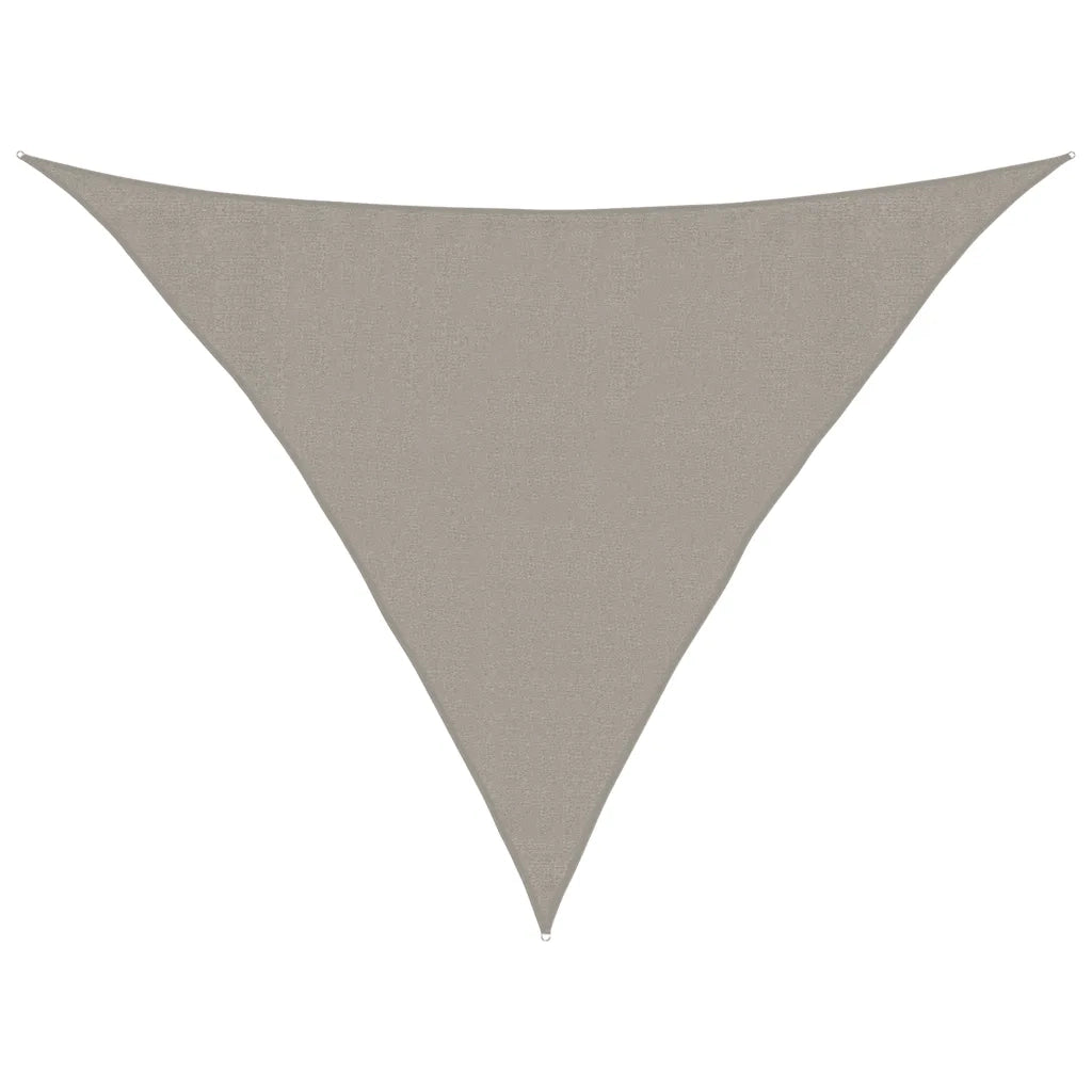 Vela Parasole-Telo Ombra-Vela Ombreggiante 160 g/m2 Triangolare 3,5x3,5x4,9 m in HDPE