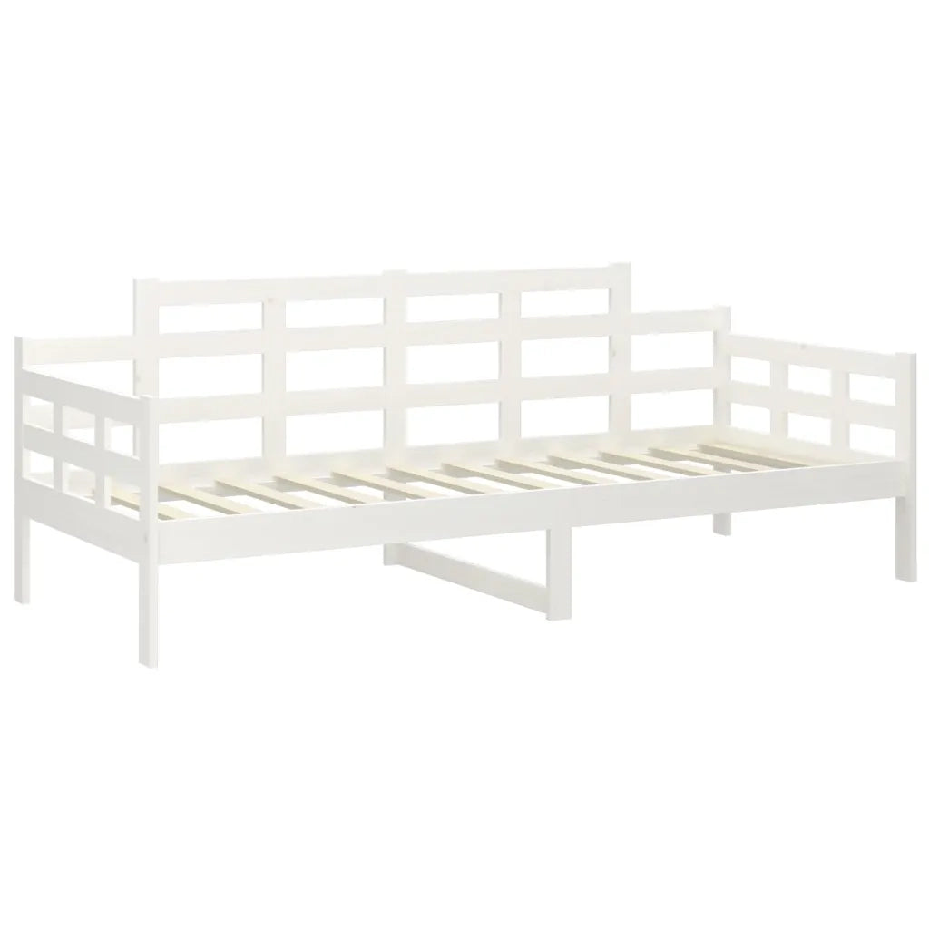 Dormeuse Bianca in Legno Massello di Pino 90x190 cm 820338