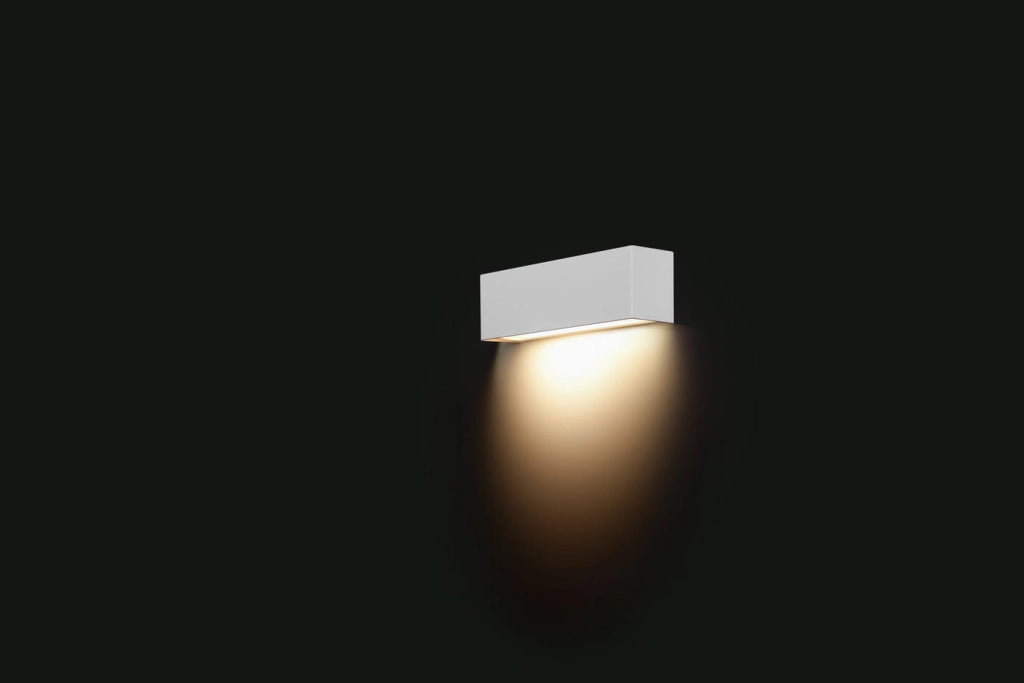 Applique Nowodvorski Straight bianca acciaio 1 luce E14