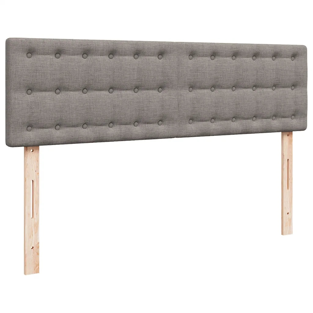 Pouf Letto con Materasso Tortora 140x190 cm in Tessuto 3311626