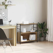 Libreria-Scaffale per Libri-Mobile di Stoccaggio rovere artigianale 80 x 30 x 78.5 cm Legno multistrato