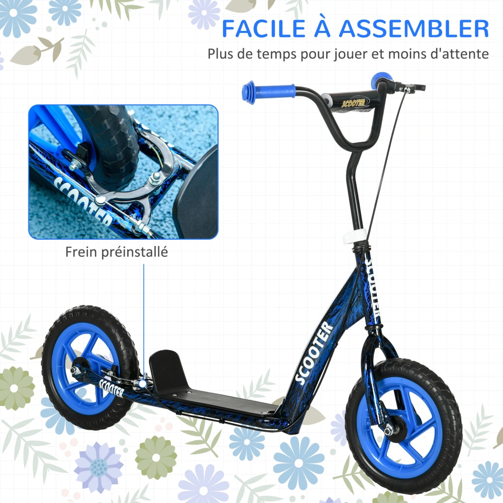 Scooter per bambini con altezza regolabile ¨C zephmum ¨C blu