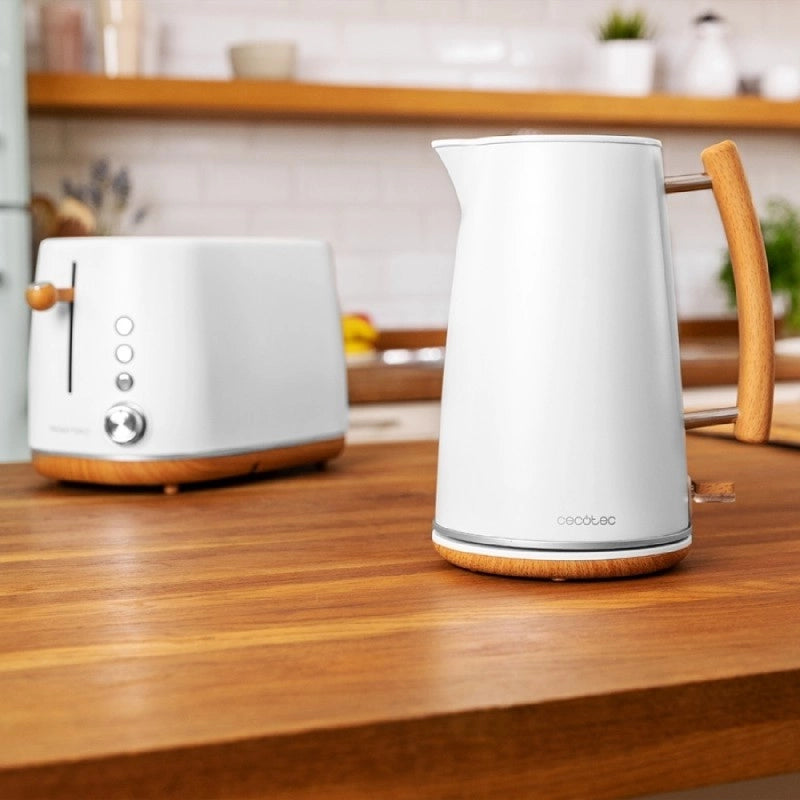 CECOTEC 01480 - Bollitore ThermoSense 400 White Woody