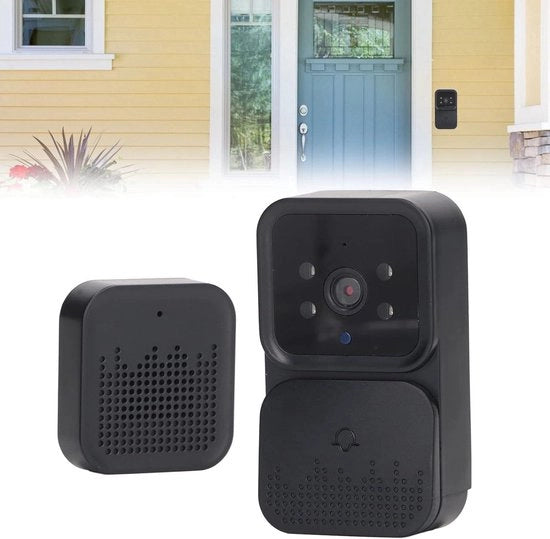Camera di Sicurezza Video a Rete con Gong a Rete - Intercom con Audio a Due Vie e Visione Notturna.