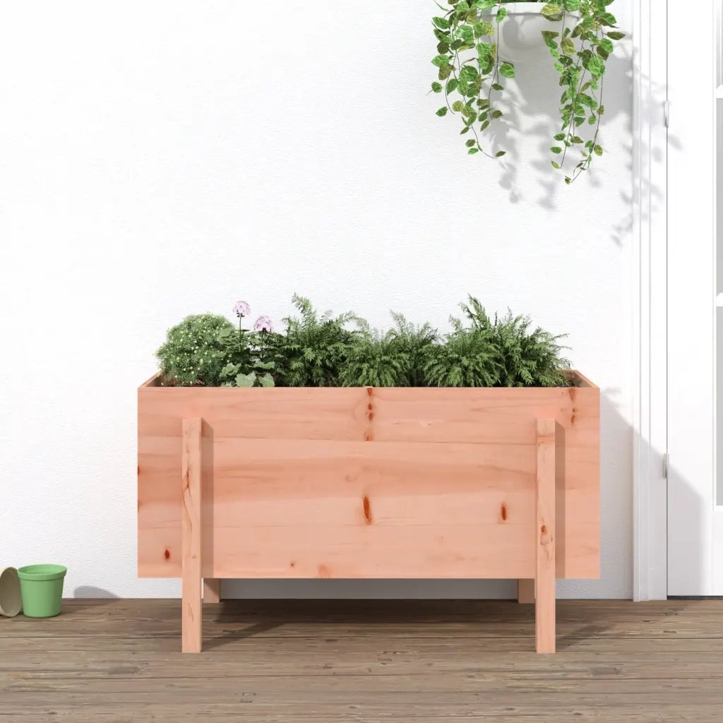 Fioriera Rialzata Giardino-Vaso da Esterno-Supporto per Vaso 101x50x57 cm Legno Massello Douglas