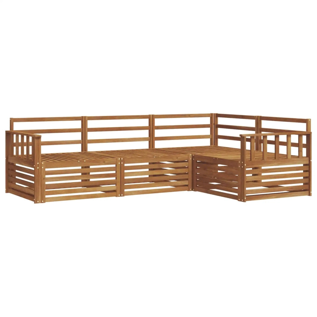 Set di divani da esterno 4 pcs Naturale 3373369