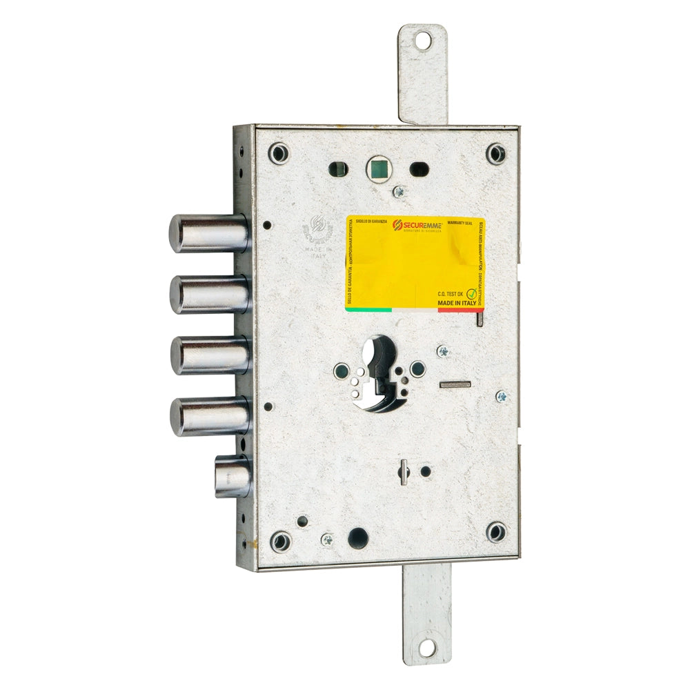 SERRATURA DA APPLICARE TRIPLICE PER PORTE BLINDATE '265' interasse pistoni 28 mm - E63 SX  - SECUREMME