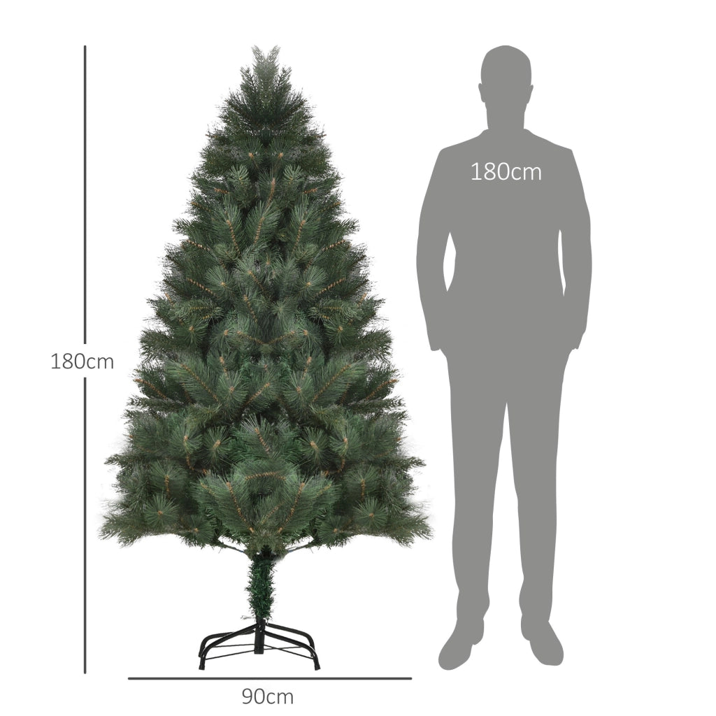 Albero di Natale Artificiale ¨C Xylo ¨C Verde, ?90 x 180 cm, Realistico