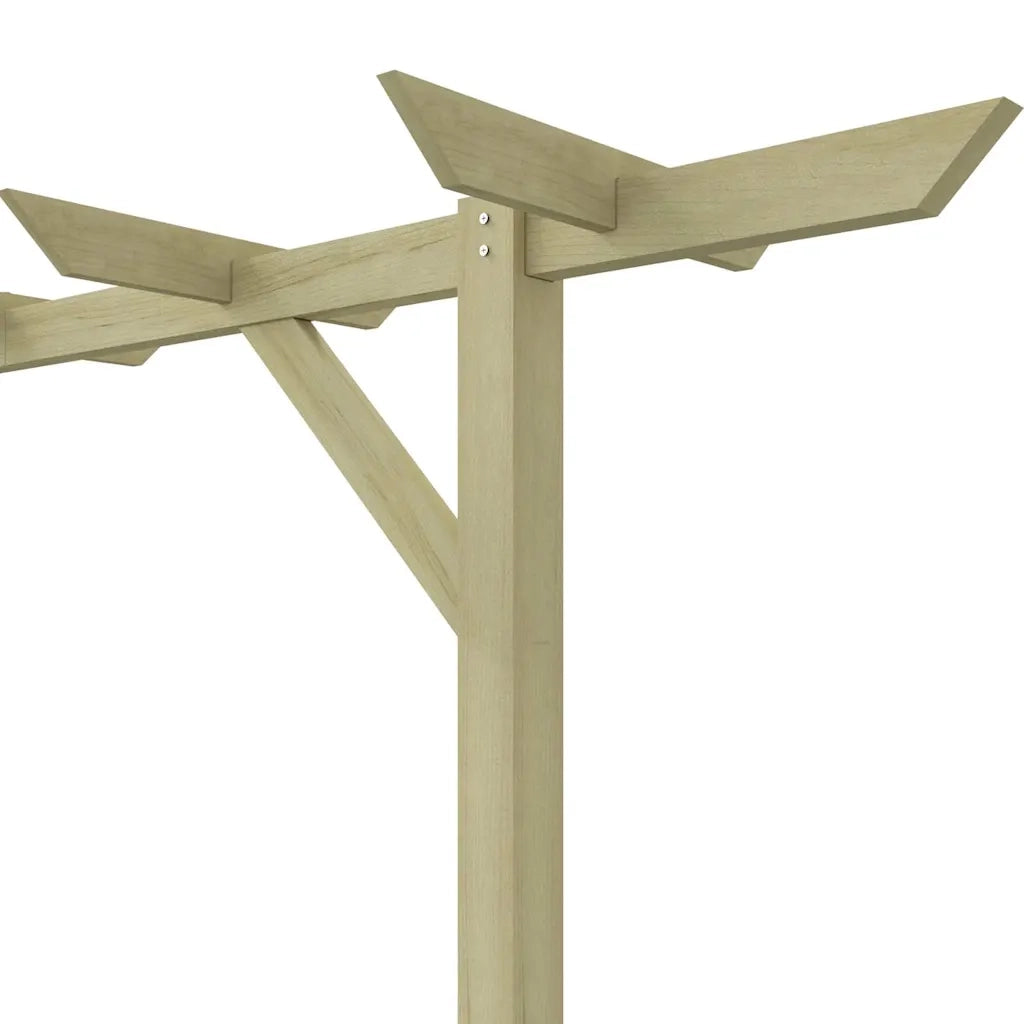 Pergolato da Giardino 205x40x203 cm in Legno 41663