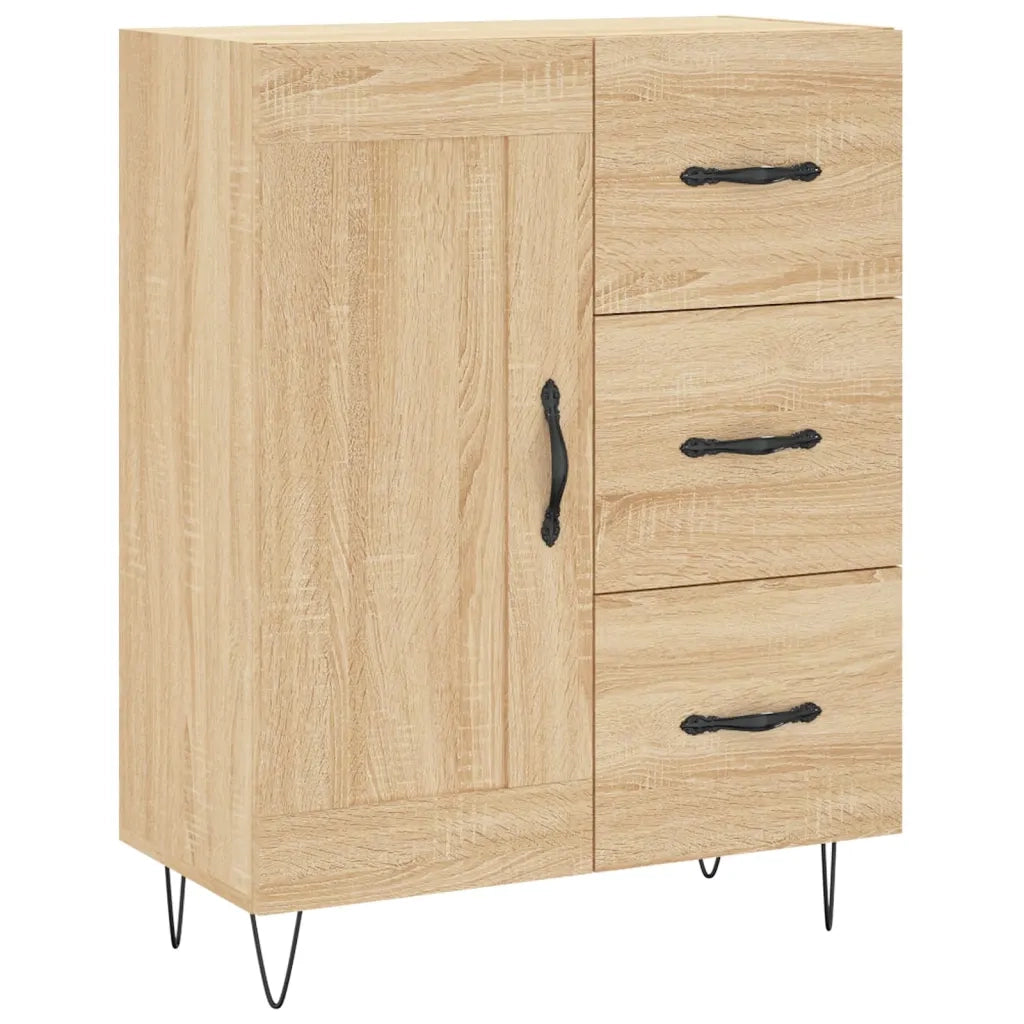 Credenza | Madia | Buffet da pranzo | Armadio da pranzo Rovere Sonoma 69,5x34x180 cm in Legno Multistrato