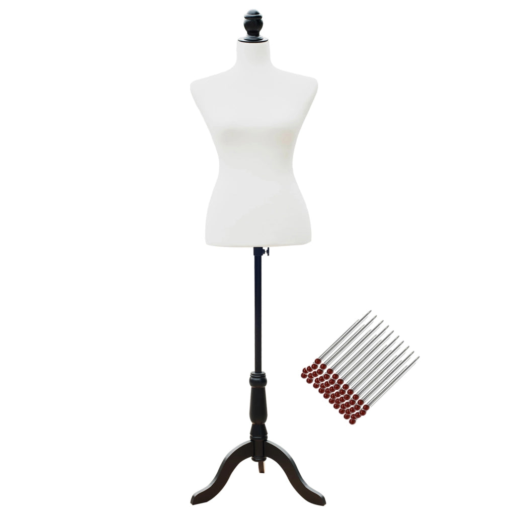 Manichino Regolabile Donna con Cavalletto ¨C zephmum ¨C Bianco 130-168 cm