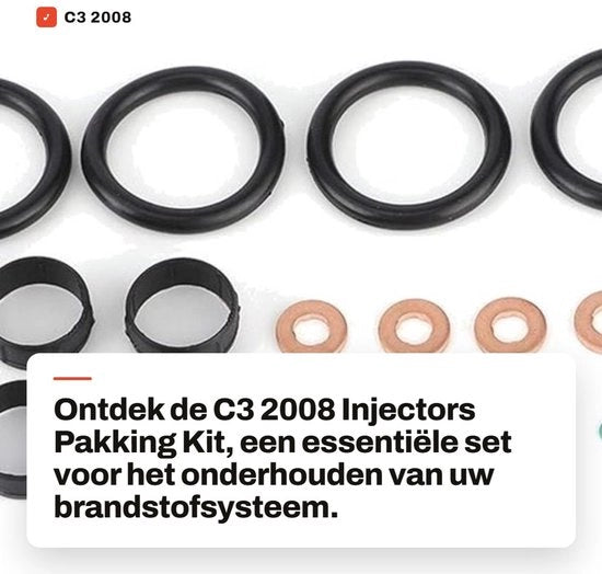 Kit di immissione Solidchoice - compatibile con C3 2008 - O-Ring - Set - 1204698 - 2S6Q-9F593-AC - 198196