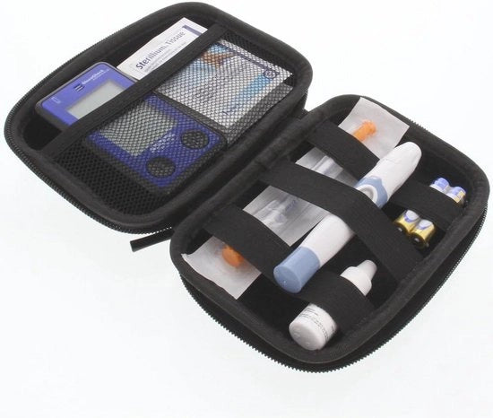 Tas per insuline e accessori - Nero Trolley di Viaggio e Protezione